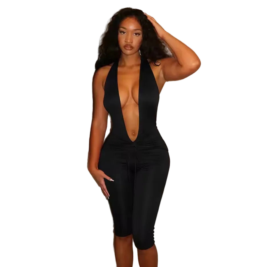Keys halter jumpsuit